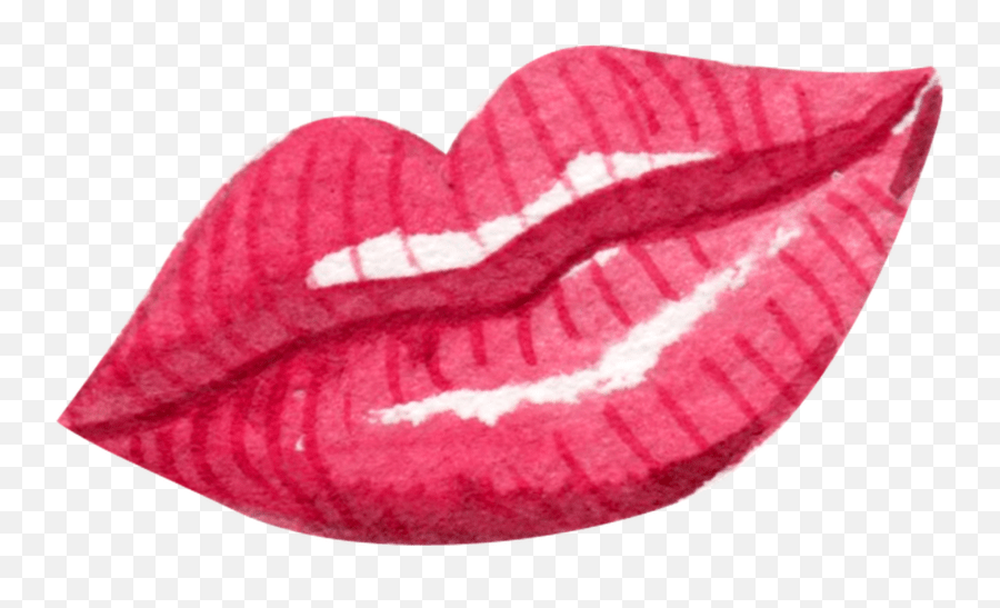 Lips Kiss Sticker By Rafaelmolko Lip Care Emoji,Lipstick Kiss Emoji