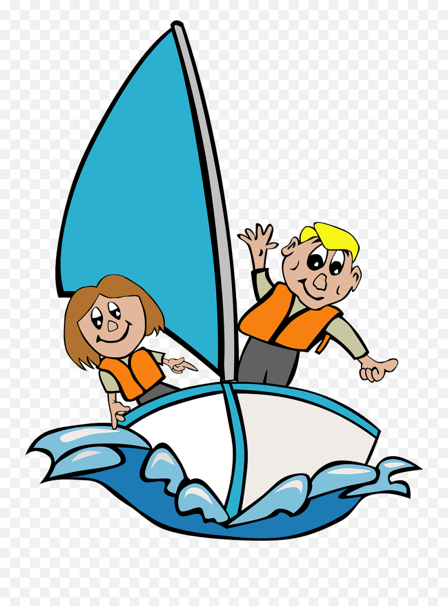 Sailboat Children Playing Kid Girl Sailing Clip Art Emoji,Memorial