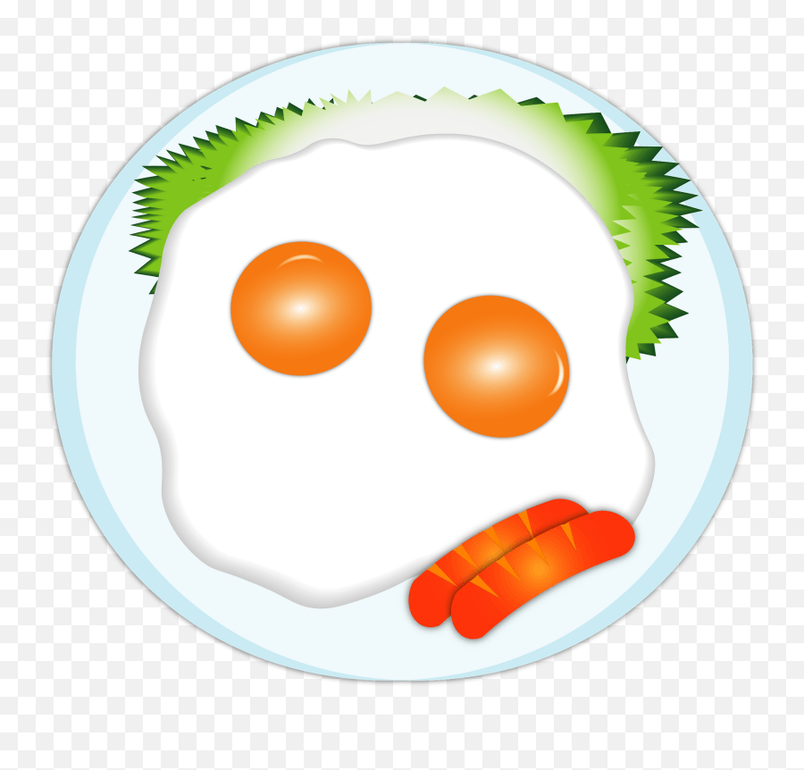 Fried Eggs Meal Clipart Happy Emoji,Fried Egg Emoji free