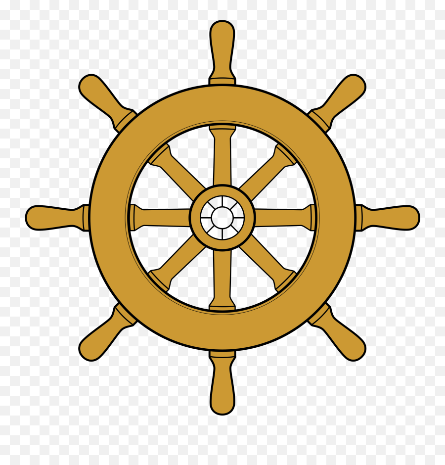 Ship Wheel Clipart Png Steering Wheel Boat Png Emoji,Steering Wheel