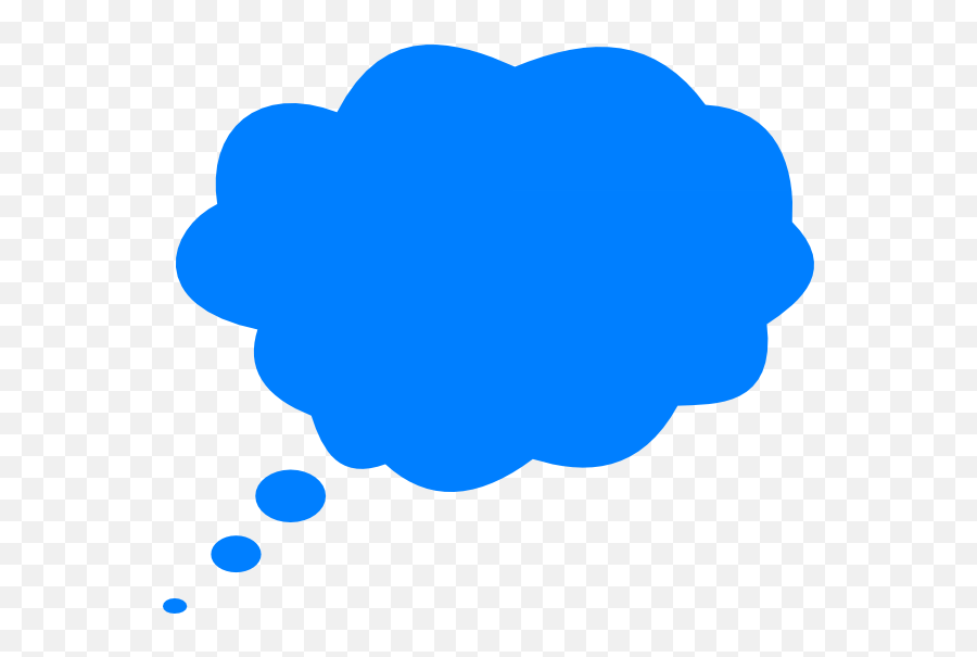 Cloud Clipart Balloon Cloud Balloon Blue Thinking Bubble Emoji