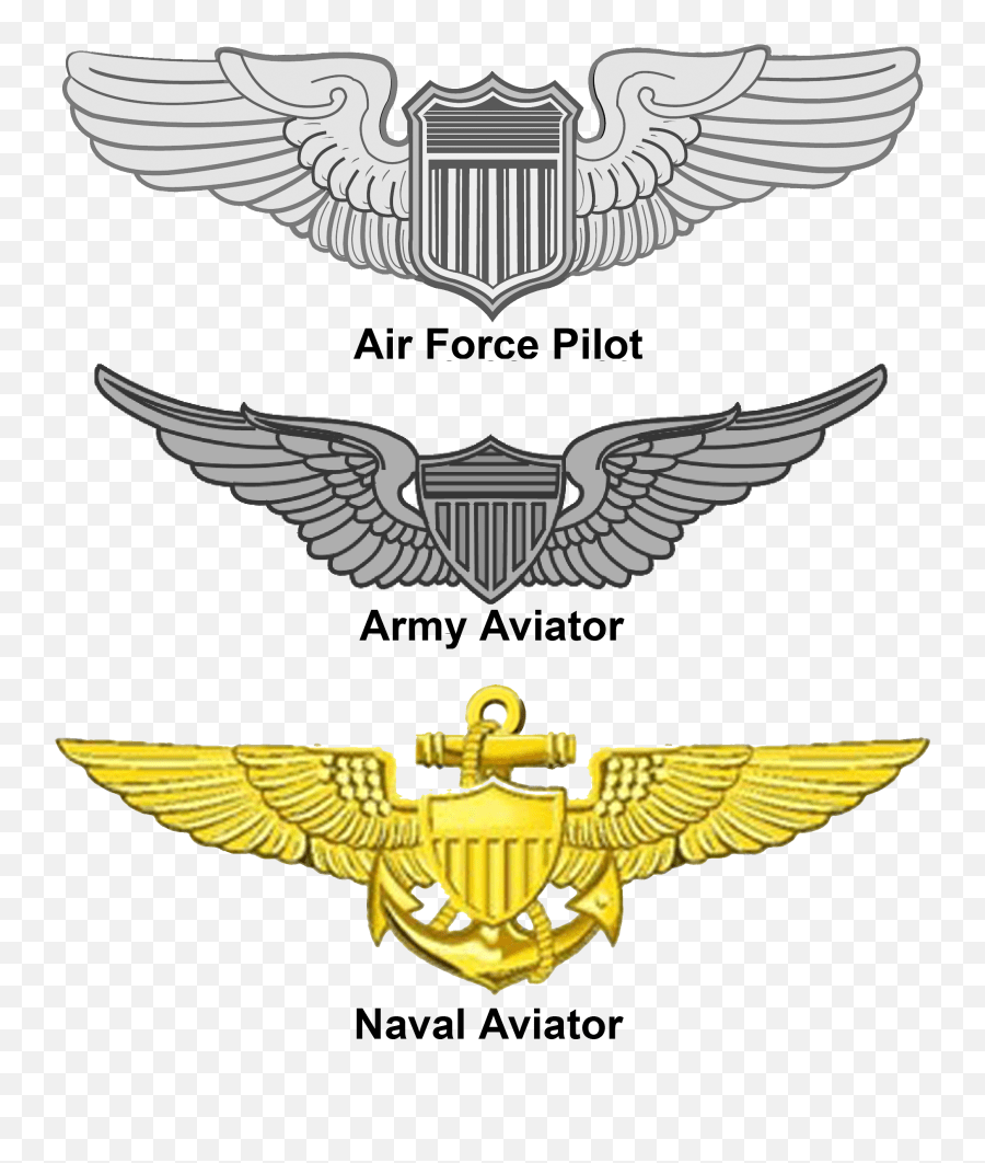 United States Aviator Badge Air Force Pilot Wings Emoji,Marine Corps