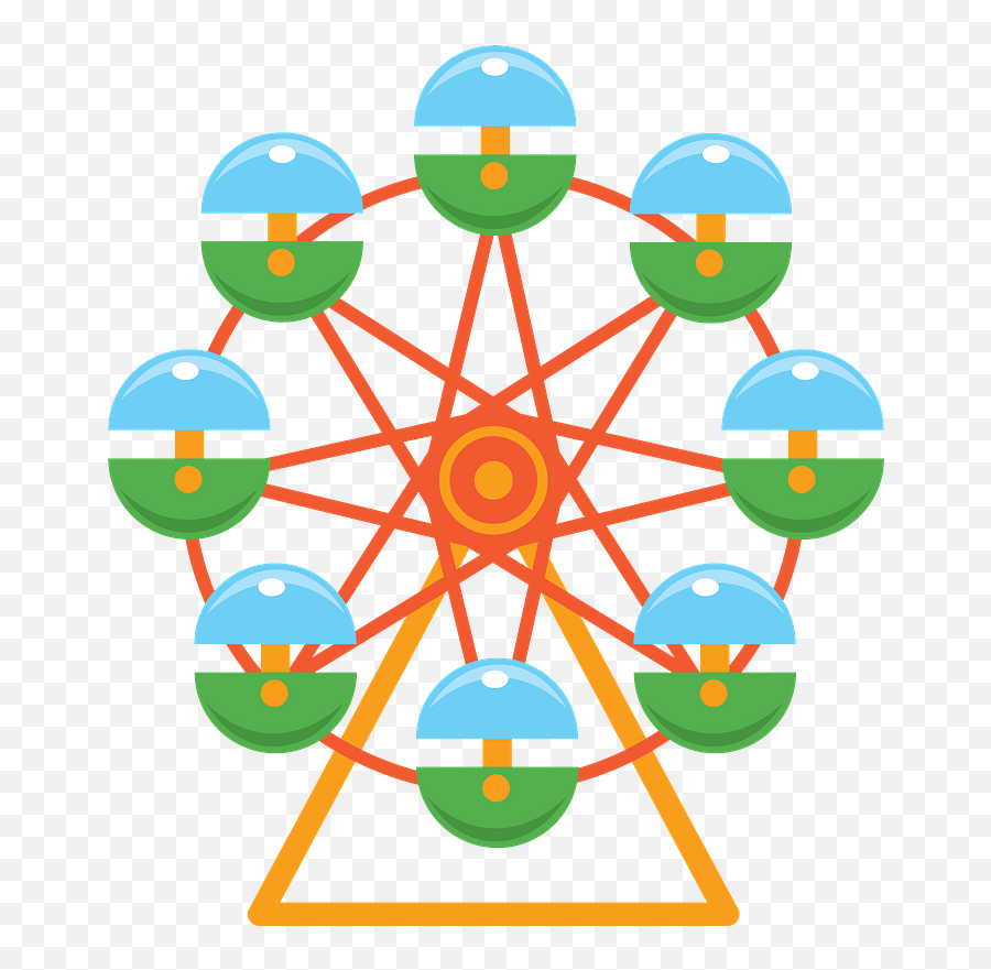 Ferris Wheel Clipart Dot Emoji,Ferris Wheel Emoji free transparent