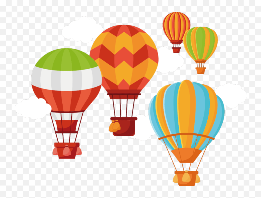Hot Air Balloon Wall Sticker Hot Air Balloon Emoji,Red Balloon Emoji