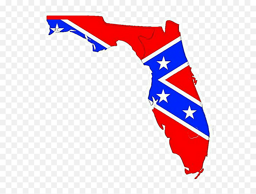 Confederate Florida State Usa Flag State Of Florida Rebel Flag Emoji
