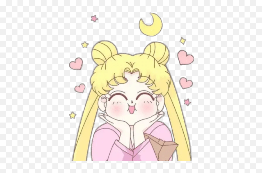 Whatsapp Cute Sailor Moon Art Emoji,Sailor Moon Emojis free