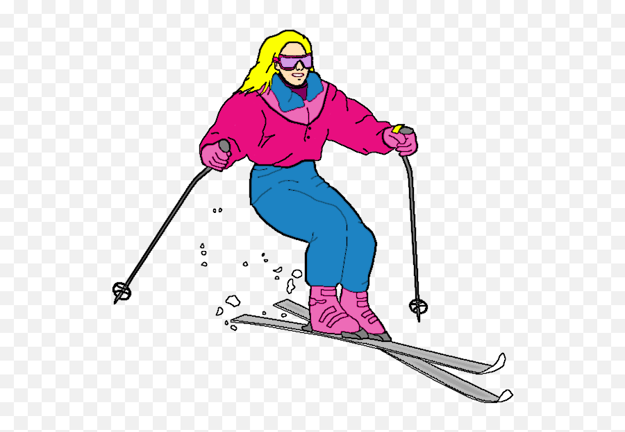 Clipart Girl Skiing Clipart Girl Skiing Transparent Free Transparent