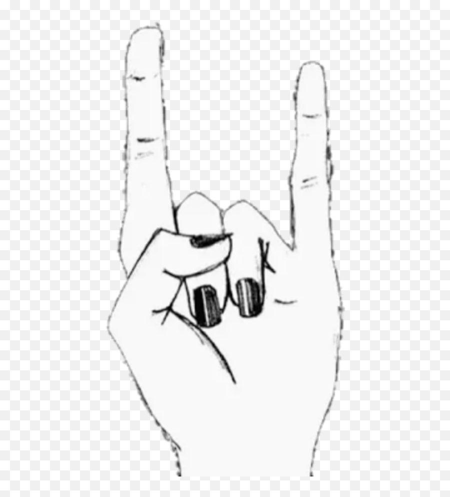 Freetoedit Punk Rock Rock Hand Emoji,Punk Rock Emoji free