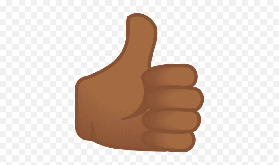 Black Thumbs Up Clipart Thumb Up Brown Thumbs Up Emoji Png,Hand Chicken Emoji free