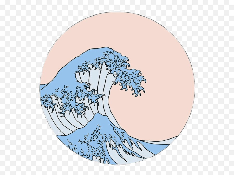 Emoji Waves Vague Ocean Freetoedit Aesthetic Wave Sticker,Waves Emoji
