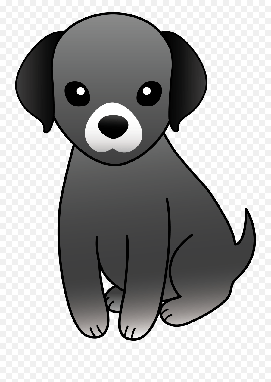 Small Black Dog Clipart Cute Black Dog Clipart Emoji,Black Dog Emoji