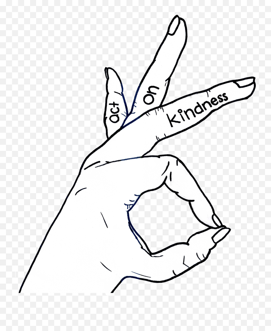 Act On Kindness Logo Emoji,Pinky Swear Emoji free transparent emoji