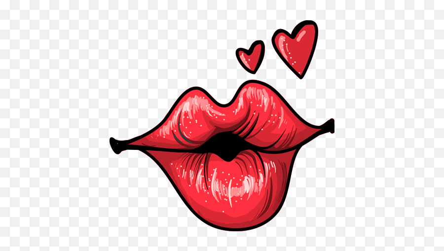 Sexy Lips Kiss Stickers For Whatsapp Kiss Stickers For Whatsapp Emoji