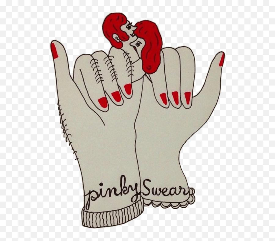 Pinky Pinkyluvv Pinkyswear Pink Cartoon Emoji,Pinky Swear Emoji