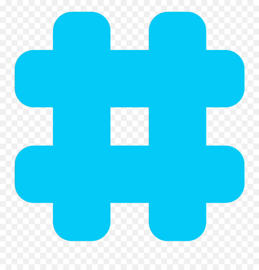Hashtag Hastag Blue Twitter Freetoedit Clip Art Emoji,Twitter Hashtag