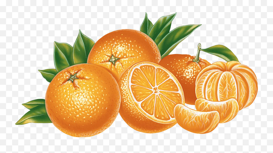 Orange And Mandarin Png Image Orange Png Emoji,Tangerine Emoji free