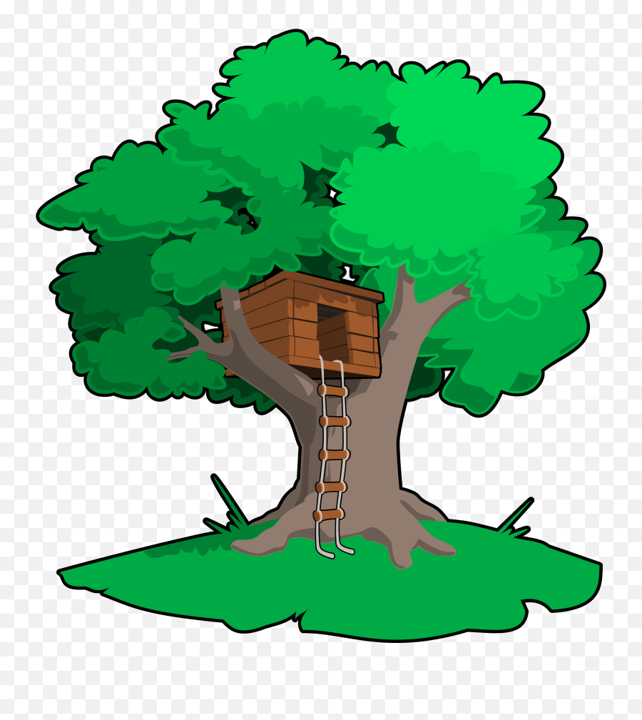 House Image Black And White Png Files Tree House Clip Art Emoji,Trees