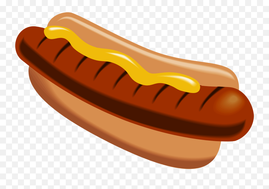 Hot Dog Clipart Transparent Hot Dog Clipart Png Emoji,Hot Dog Emoji