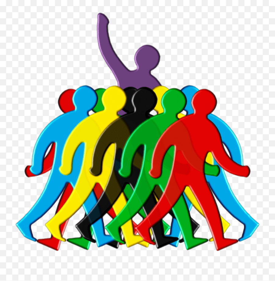 Crowd Stand Out Group Personnel Staff Head And Shoulders Above Emoji