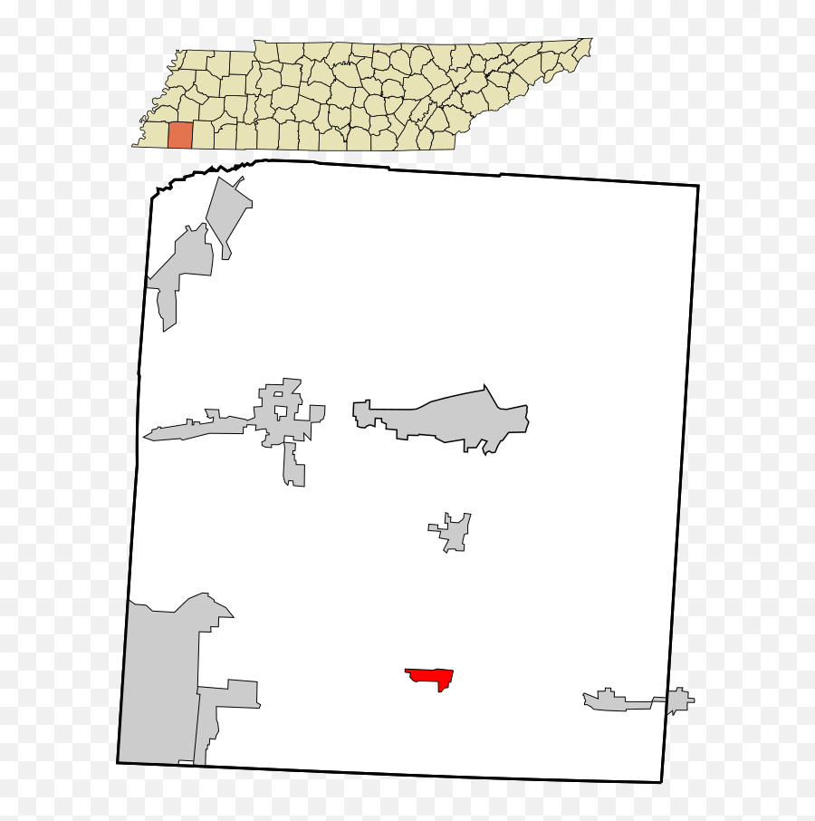 Fayette County Tennessee Incorporated Tennessee County Map Emoji