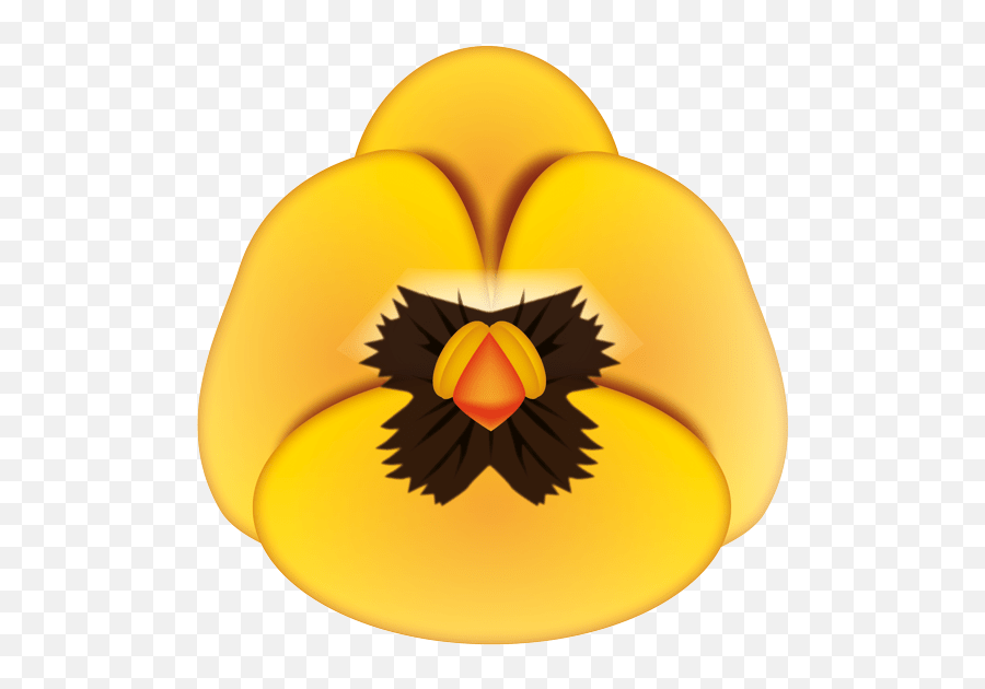 Emoji U2013 The Official Brand Pansy Variation Bird,Yellow Flower Emoji free transparent