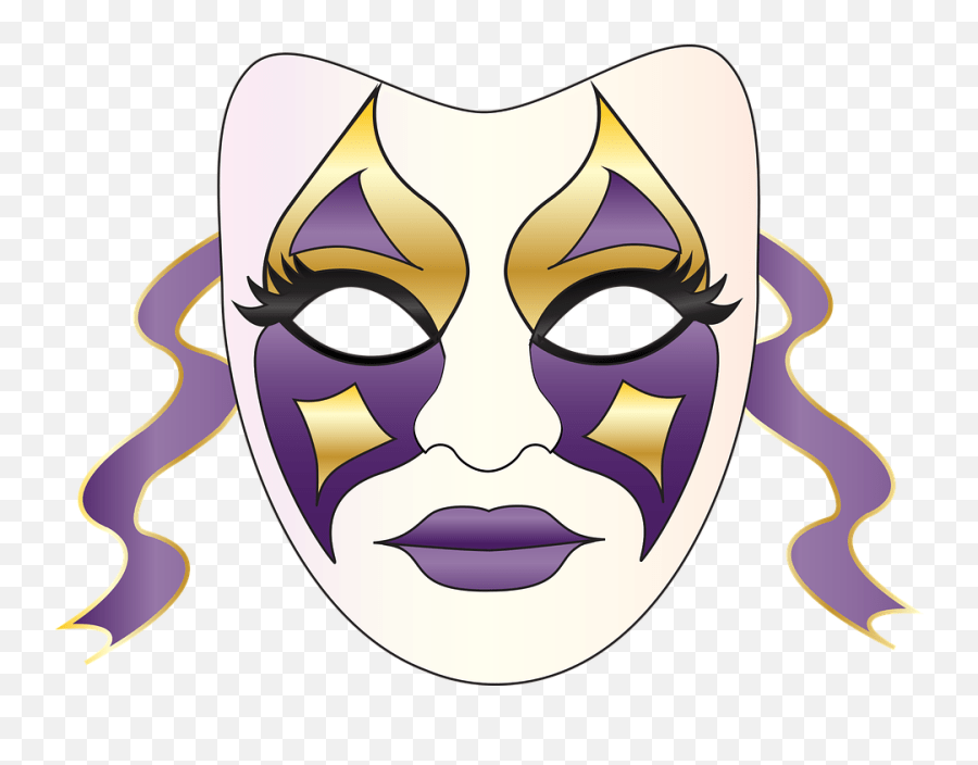 Graphic Mardi Gras Mask Nask Falls Off Emoji,Mardi Gras Emoji free