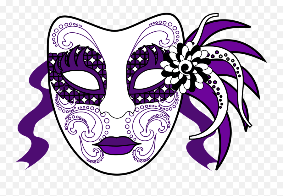Graphic Mardi Gras Mask Transparent Mardi Gras Mask Clipart Emoji