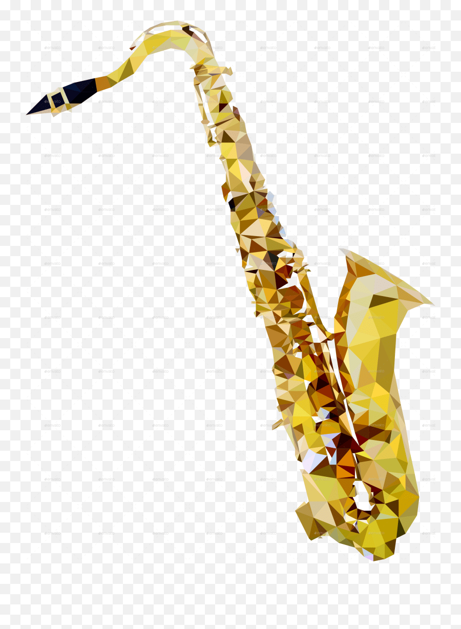 Glitter Vector Png Low Poly Saxophone Emoji,Sax Emoji free