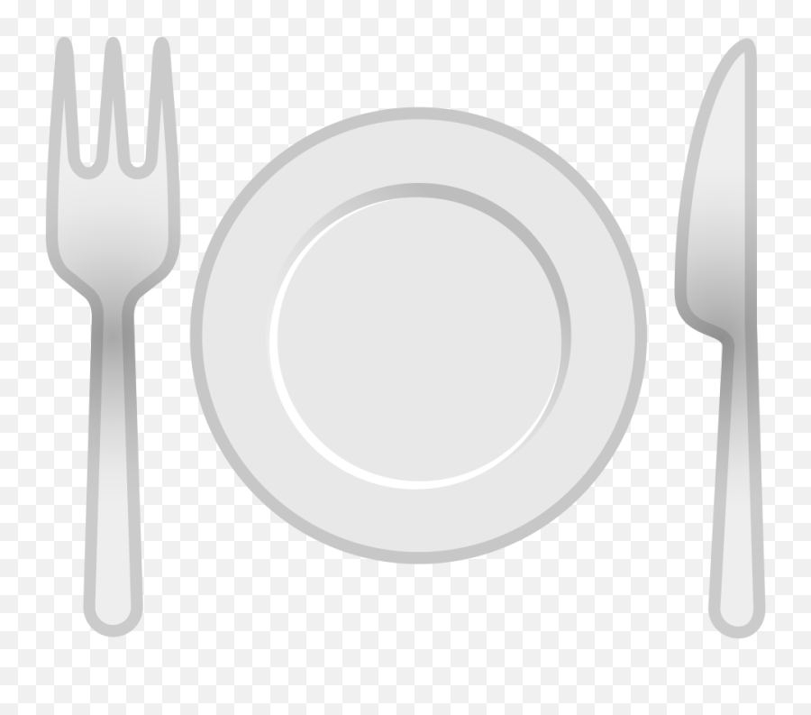 Fork And Knife With Plate Icon Fork And Knife Emoji Png,Spoon Emoji