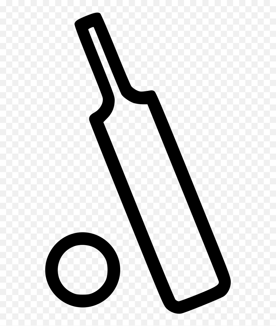 Bat And Ball Clipart Cricket Bat Clipart Black And White Emoji,Bats