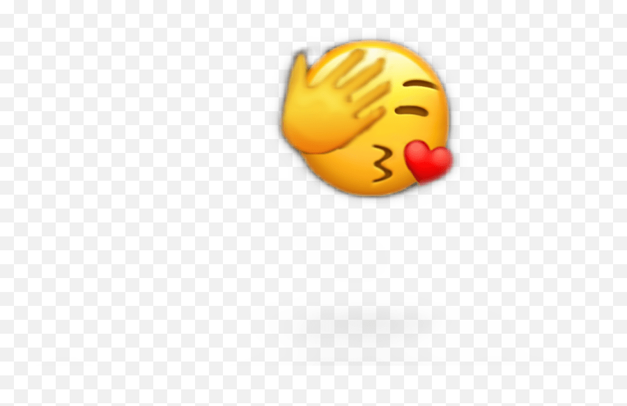 Emoji Shy Love Kiss Emojiiphone Sticker Clip Art,How To Type A Kiss