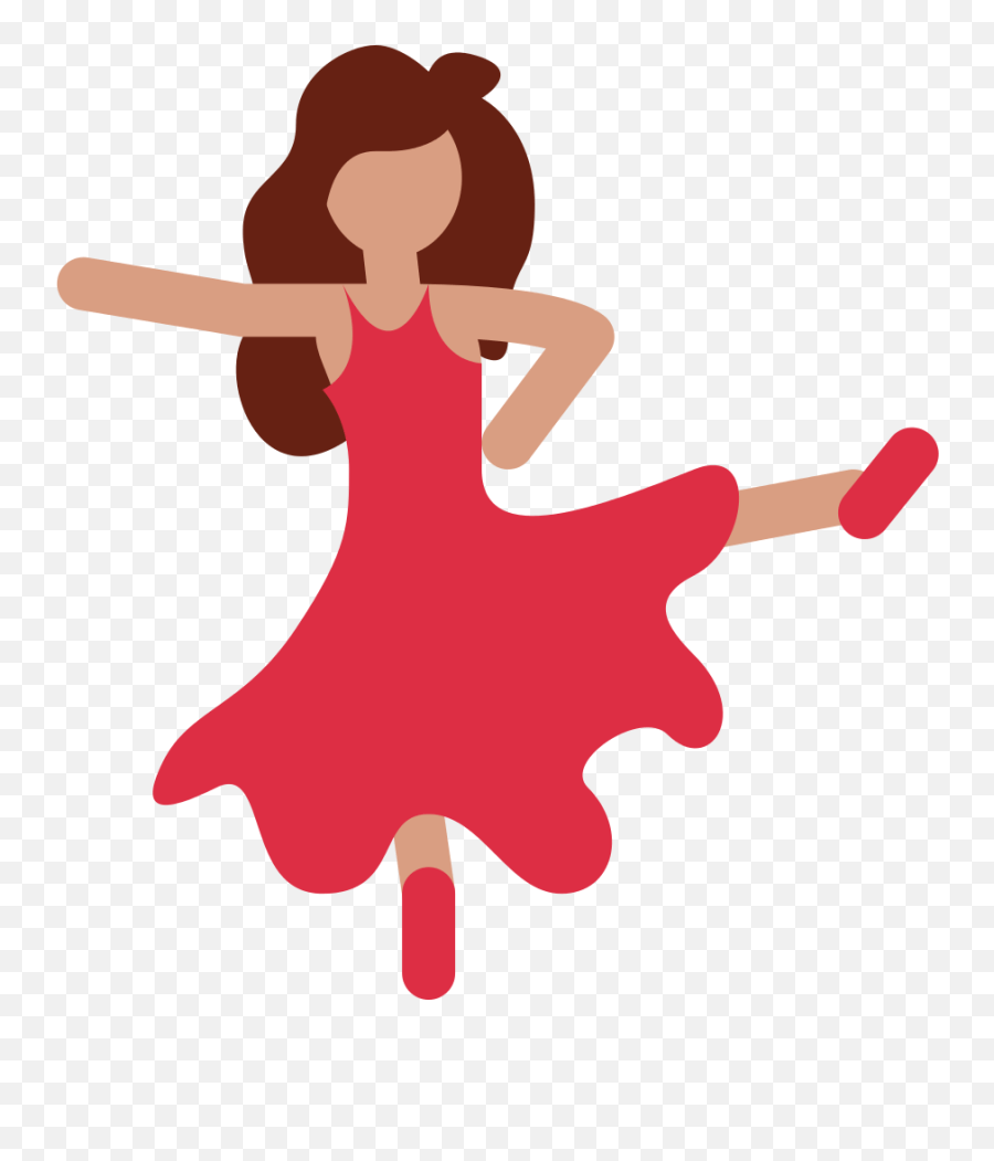 Twemoji 1f483 Dancing Woman Emoji Png,Red Dress Emoji free