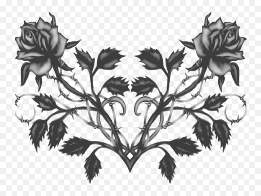 Black Roses Transparent Neck Tattoo Png Emoji,Black Rose Emoji free