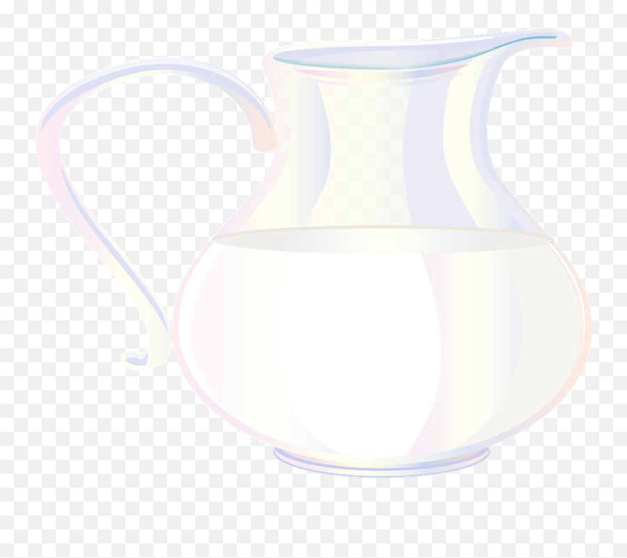 Milk Pitcher White Jug Emoji,Glass Of Milk Emoji free transparent