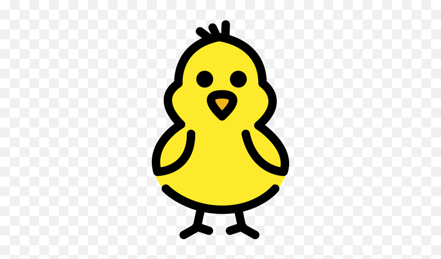 Front Chicken Emoji,Chick Emoji free transparent emoji