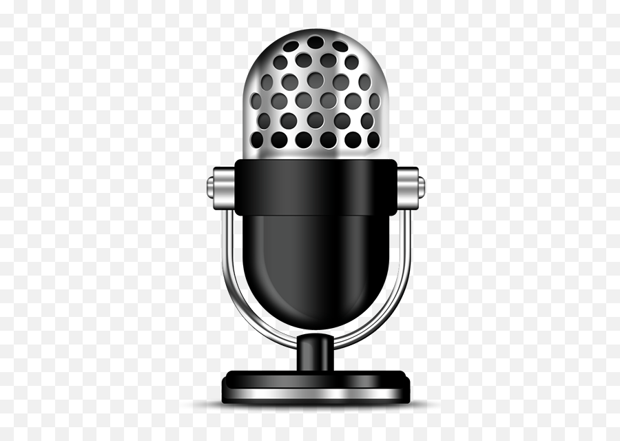 Podcasts Radio Microphone Transparent Background Emoji,Microphone