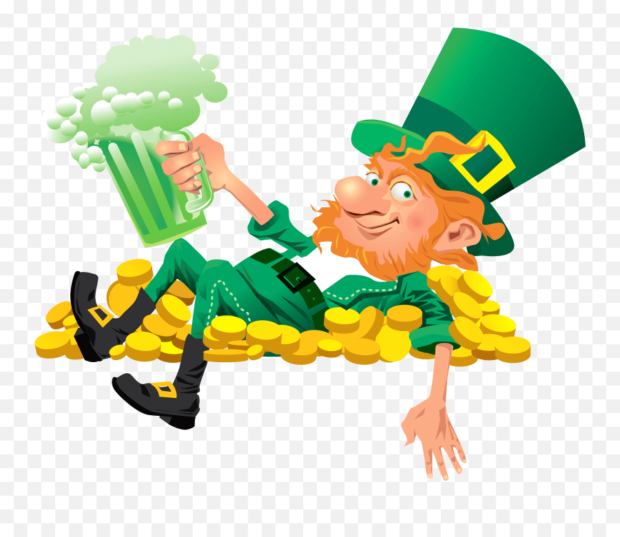 Beer Happy Transparent Png Clipart Leprechaun Png Emoji,Beer Toast