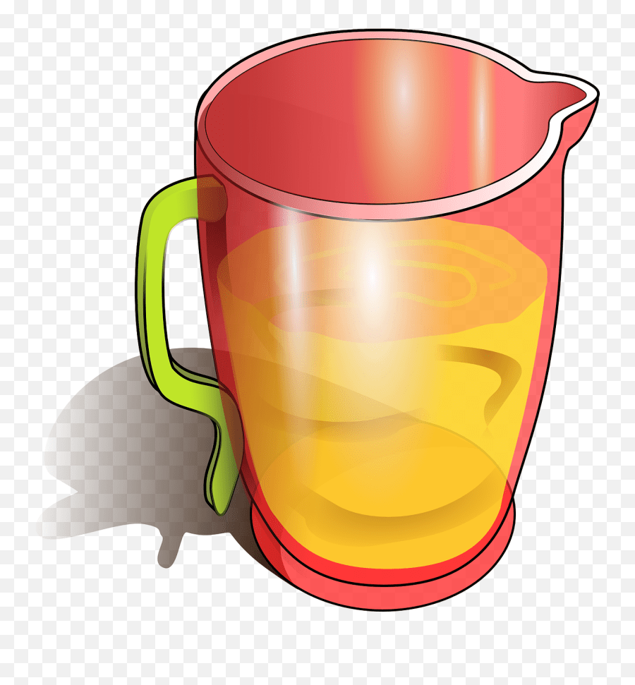 Pitcher Red Juice Beverage Refreshment Jug Clip Art Emoji,Glass Of
