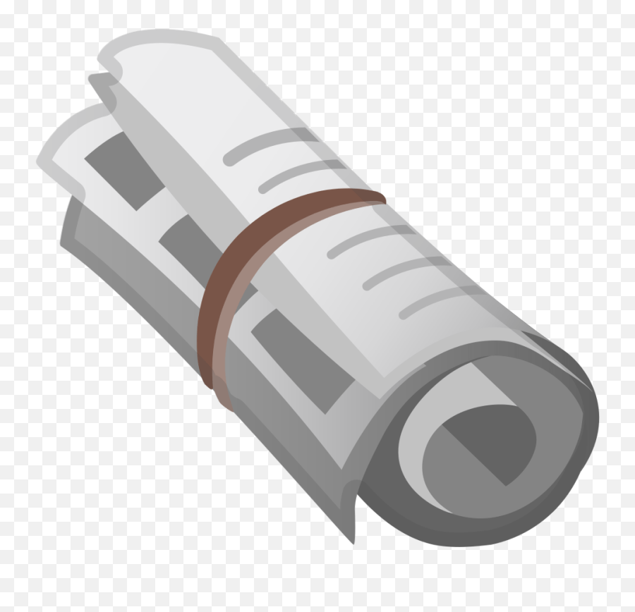 Vector Newspaper Rolled Up Transparent Png Clipart Free Rolled Up
