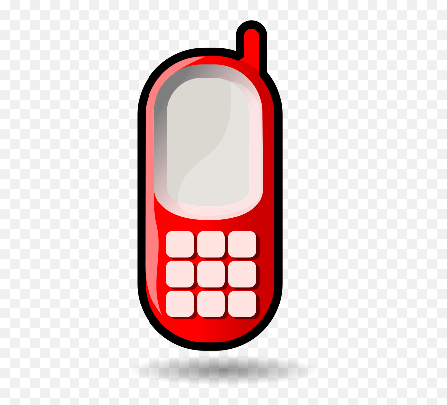 Cellular Phone Red Mobile Phone Png Emoji,Emoticons For Cell Phones