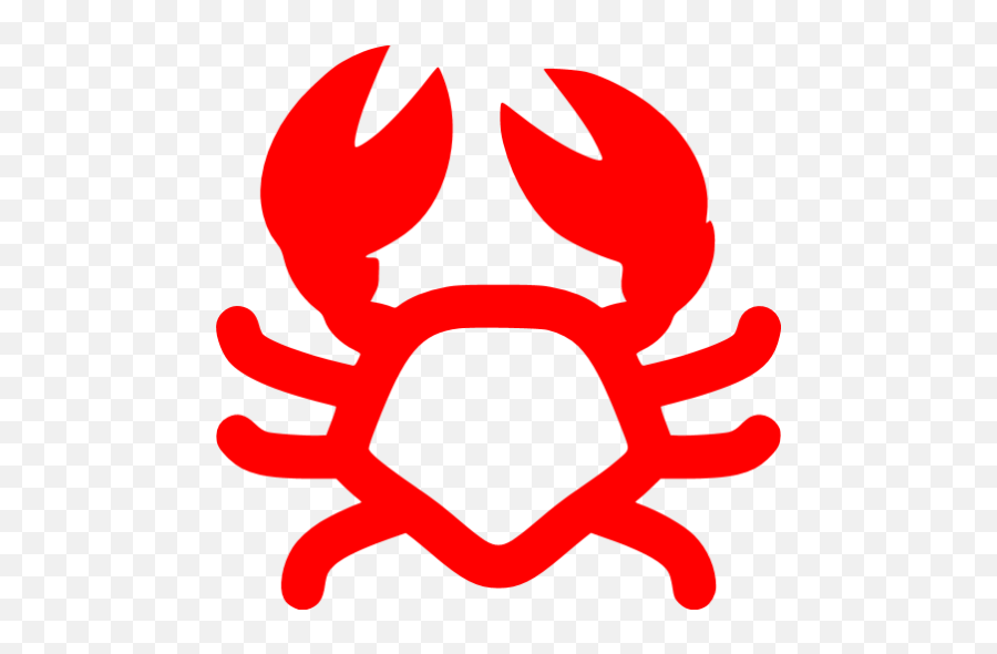 Red Crab Icon Crab Vector Png Free Emoji,Crab Emoticon free