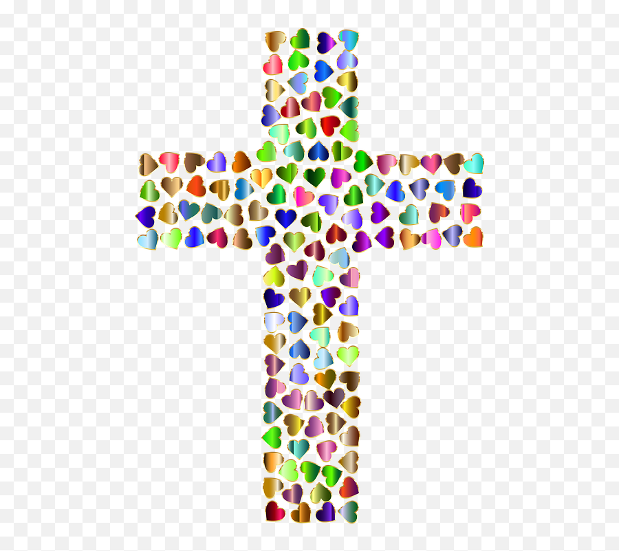 Christ Christian Cross Colorful Cross Clipart Emoji,Jesus Cross Emoji