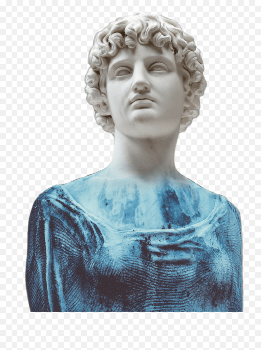 Bust Roman Greek Stone Statue Artifact Overlay Aesthetic Png Statue