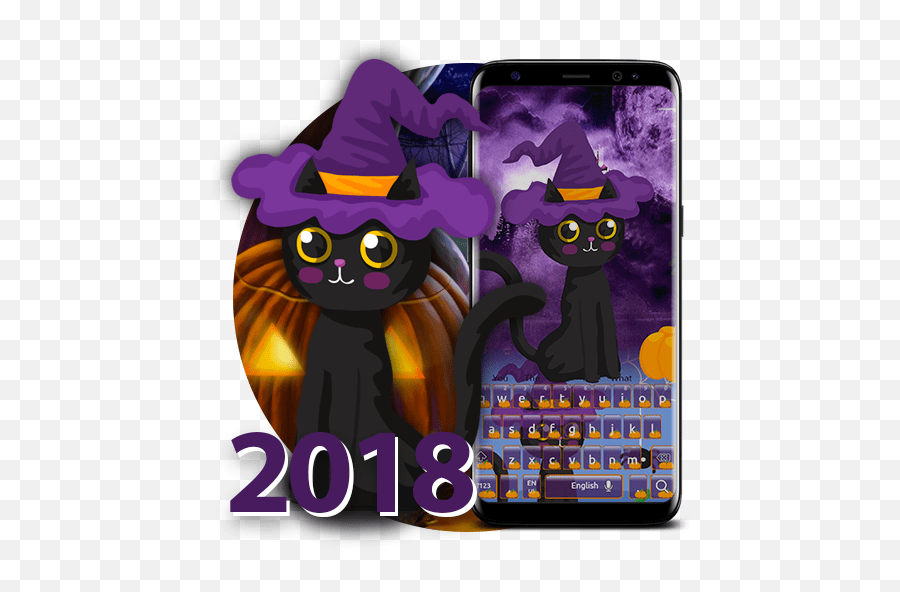 Download Halloween Black Cat Keyboard For Android Myket Cartoon Emoji