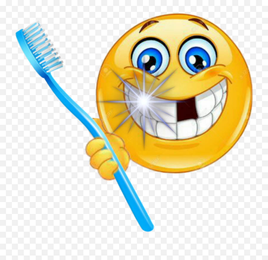 Emoticon Emoji Toothbrush Smile Dentist Emoticons For Photo Booth