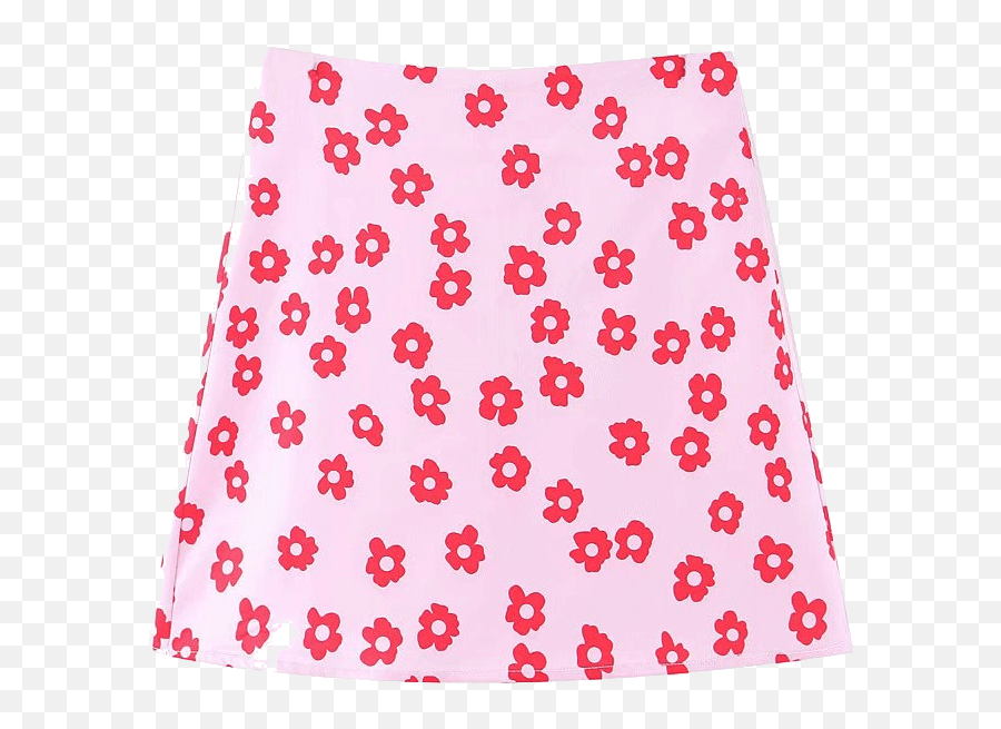 Elegant Mini Skirt With Floral Design Miniskirt Emoji,Emoji Skirt