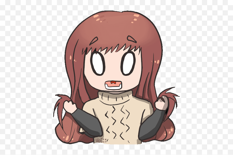 Mc Hair Pulling Drawn Version Cartoon Emoji,Pulling Hair Out Emoji