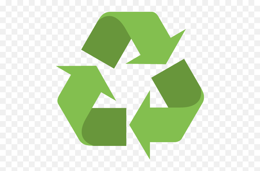 Black Universal Recycling Symbol Emoji Recycle Symbol,Recycling Emoji