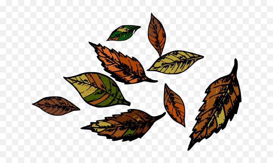 Fall Leaves Clipart Free Svg File Decorative Emoji,Fall Leaves Emoji