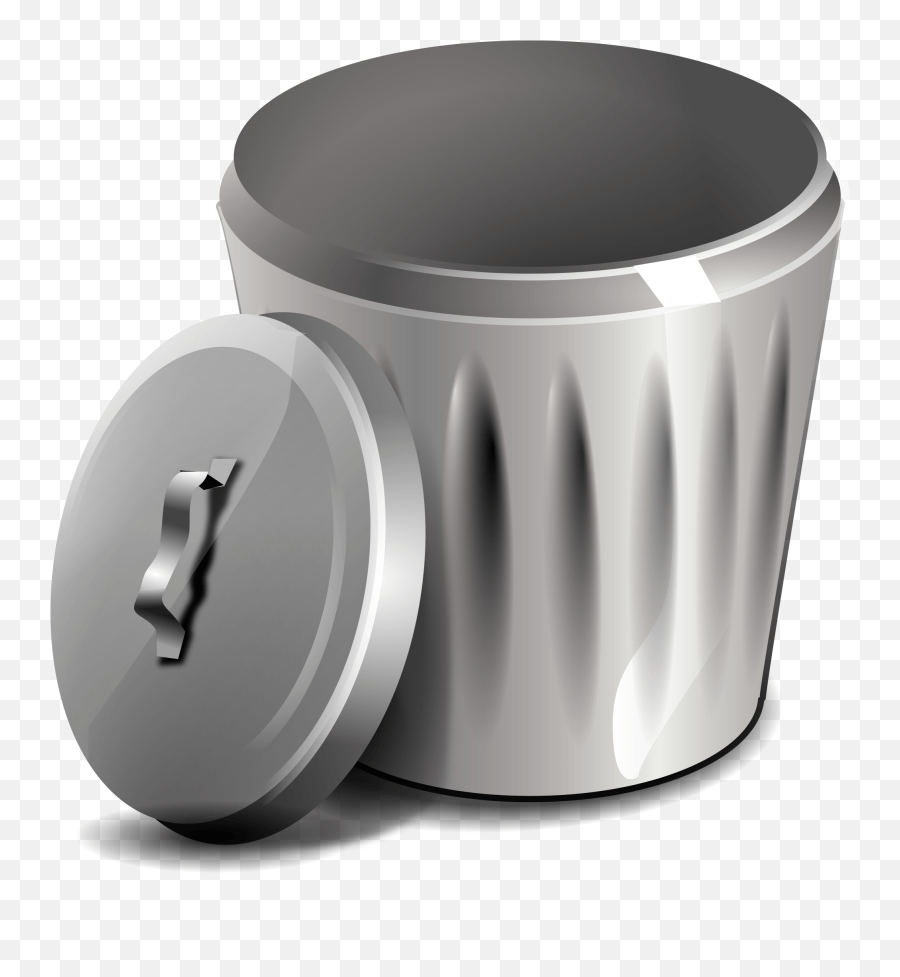 Trash Can Clipart Transparent Open Trash Can Clipart Emoji,Garbage